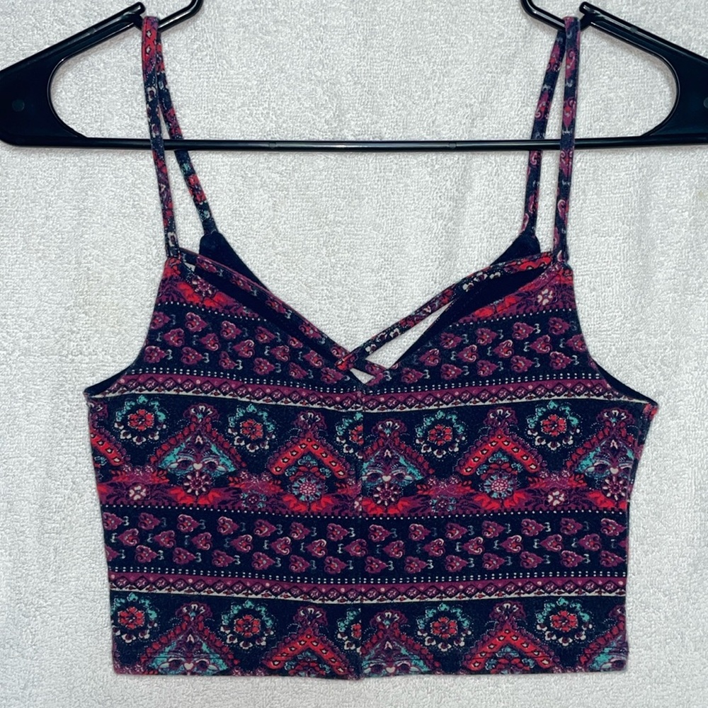Hollister Strappy Cropped Tank Top